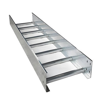 Galvanized Finish Ladder Type Cable Tray with Up To 500kg Load Capacity 100mm-1000mm Width