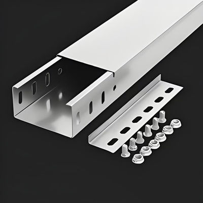 Giá tốt. Khả năng tải trọng trung bình Cable tray đáy rắn 50mm với 4 khe trực tuyến