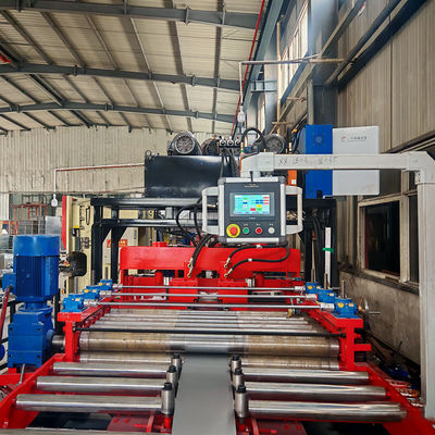 Full Automatic Ladder Type Cable Tray Making Machine with PLC Touch Screen Control and Hydraulic Cutting